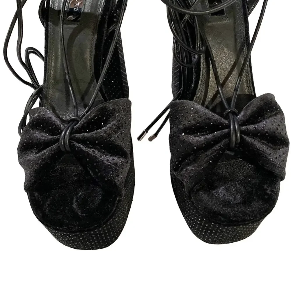 Topshop rave velvet